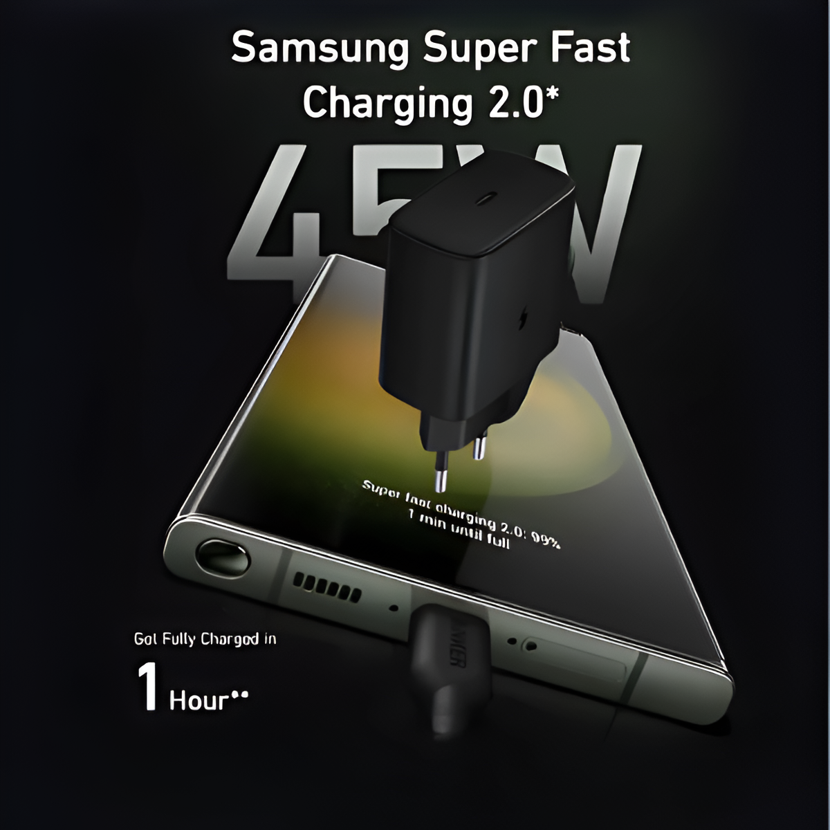 Samsung 45W Super Fast 2.0 Power Adapter USB-C Charger