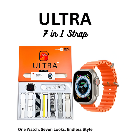 Smart Watch Ultra 2 With 7 Straps