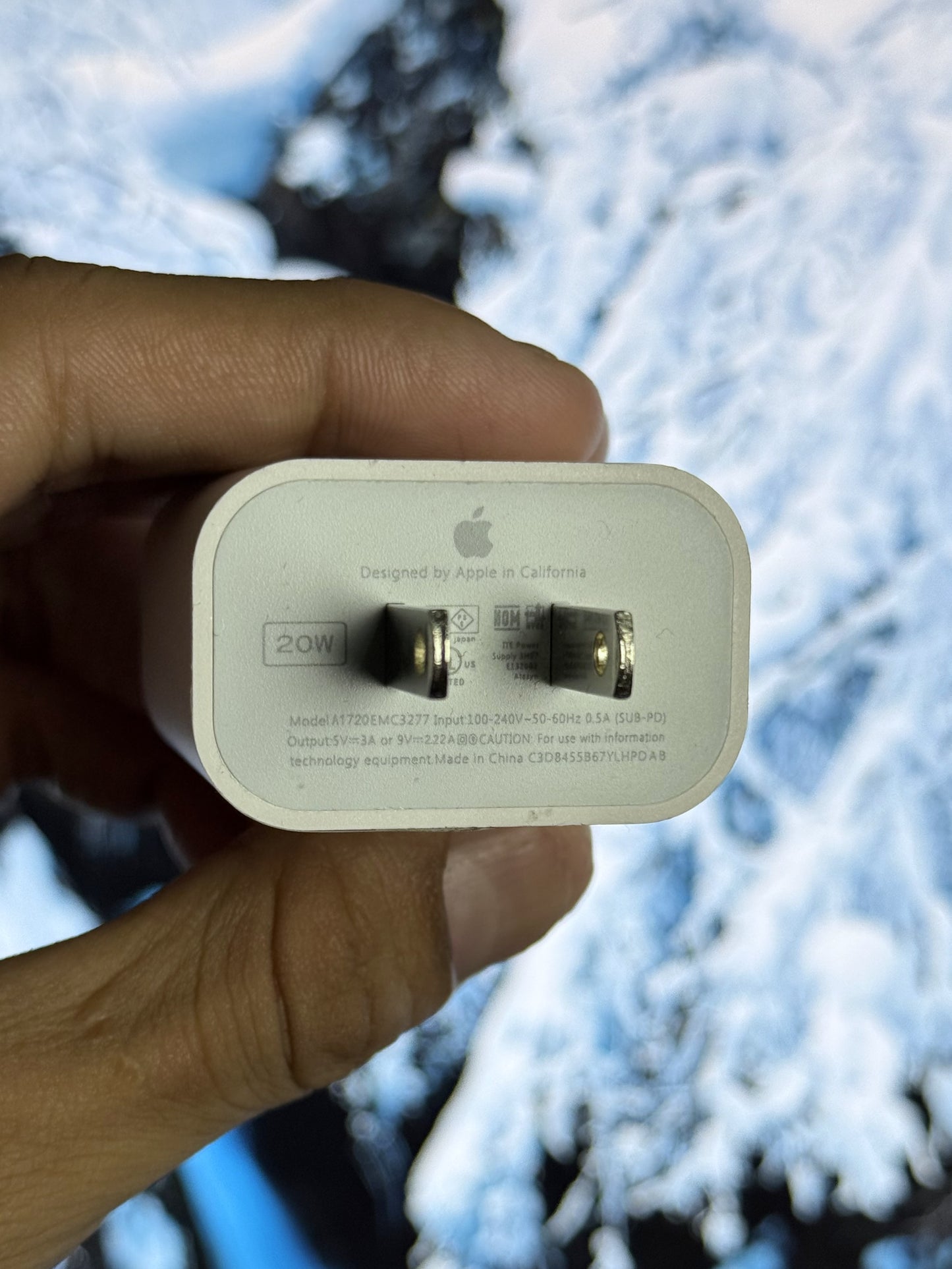 Apple 20W USB C 2-pin Power Adapter