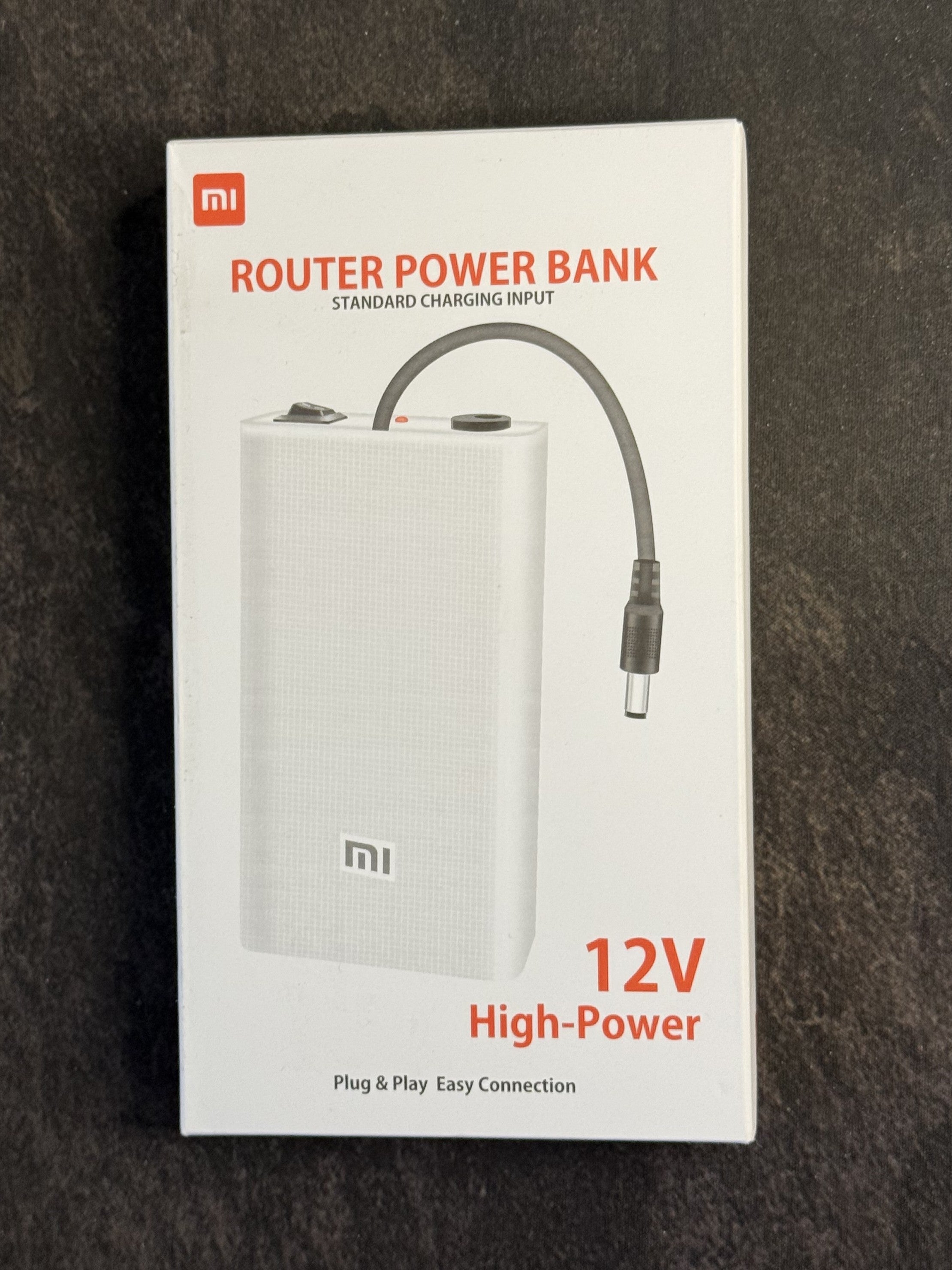 MI Router power bank, 12V / 9V